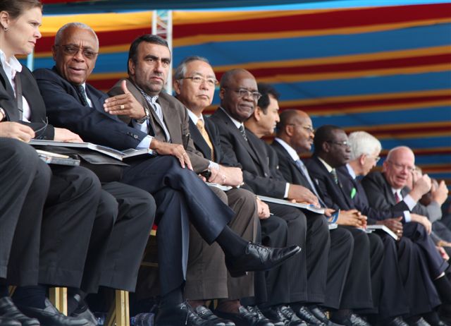 Dr Richard Dackam Ngatchou représentant l'UNFPA parmi les ambassadeurs et le corps diplomatique en RDC